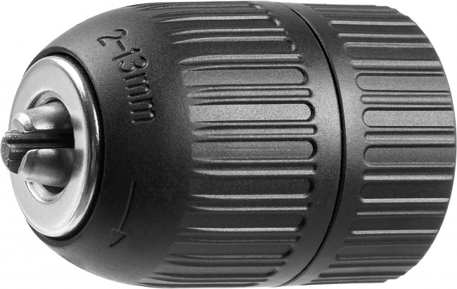 Патрон быстрозажимной ЗУБР "МАСТЕР" для дрели, 13 мм, посадочная резьба 1/2", под сверло Д 1,5 - 13 мм,  ( 2907-13-1/2_z02 )