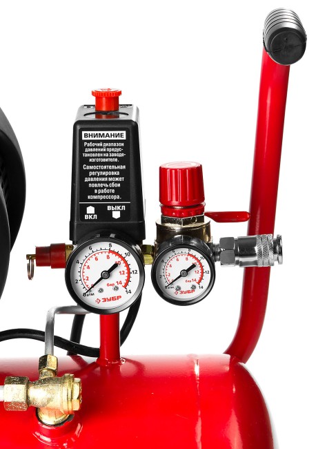 Компрессор воздушный, 220 л/мин, 24 л, 1500 Вт, ЗУБР,  ( ЗКПМ-220-24-1.5 )