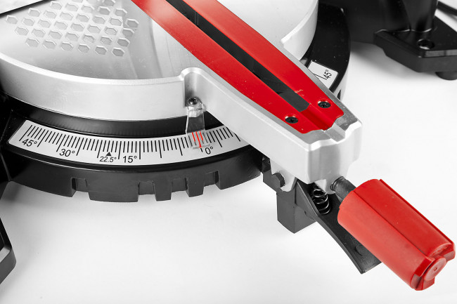 Пила торцовочная комбинированная, ЗУБР ЗПТК-305-1900, d= 305 x 30 мм, 1900Вт, 4200 об/мин, 90°- 85/180 мм, 45°- 55/125 мм,  ( ЗПТК-305-1900 )