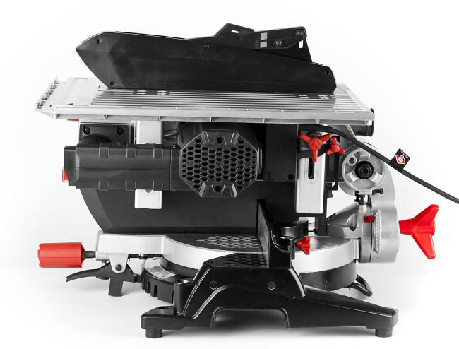 Пила торцовочная комбинированная, ЗУБР ЗПТК-305-1900, d= 305 x 30 мм, 1900Вт, 4200 об/мин, 90°- 85/180 мм, 45°- 55/125 мм,  ( ЗПТК-305-1900 )