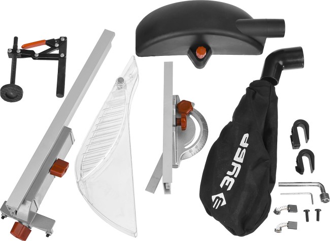 Пила торцовочная комбинированная, ЗУБР ЗПТК-305-1900, d= 305 x 30 мм, 1900Вт, 4200 об/мин, 90°- 85/180 мм, 45°- 55/125 мм,  ( ЗПТК-305-1900 )