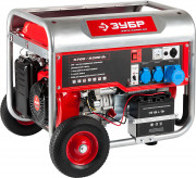 Бензиновый генератор с электростартером, колесами и рукояткой, 6200 Вт, ЗУБР, ( ЗЭСБ-6200-ЭН ) Бензиновый генератор с электростартером, колесами и рукояткой, 6200 Вт, ЗУБР, ( ЗЭСБ-6200-ЭН )