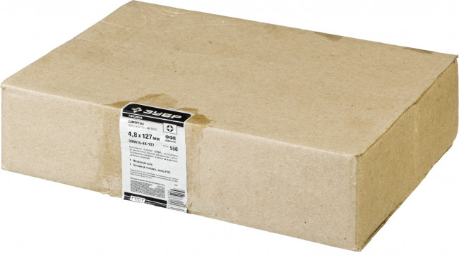 Саморезы СГМ гипсокартон-металл, 127 х 4.8 мм, 550 шт, фосфатированные, ЗУБР Профессионал,  ( 300015-48-127 )