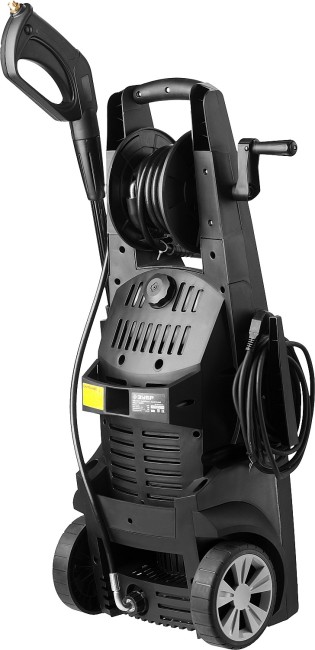 Мойка высокого давления (минимойка) электр, ЗУБР Профессионал АВД-П225, макс. 225Атм,408л/ч,3000Вт,колеса,бесщет двиг,АВТО-СТОП,барабан,пистолет 375,  ( АВД-П225 )