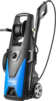 Мойка высокого давления (минимойка) электр, ЗУБР Профессионал АВД-П225, макс. 225Атм,408л/ч,3000Вт,колеса,бесщет двиг,АВТО-СТОП,барабан,пистолет 375,  ( АВД-П225 )