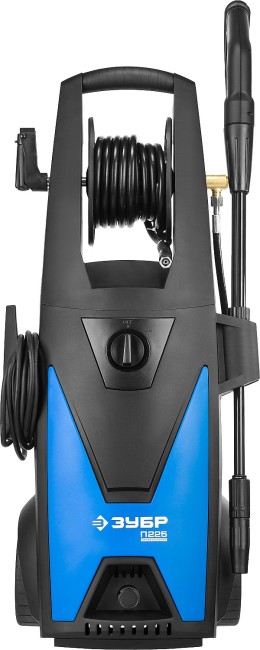Мойка высокого давления (минимойка) электр, ЗУБР Профессионал АВД-П225, макс. 225Атм,408л/ч,3000Вт,колеса,бесщет двиг,АВТО-СТОП,барабан,пистолет 375,  ( АВД-П225 )