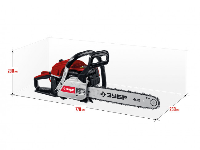ЗУБР ПБЦ-М40-40 бензопила, 40 см3, шина 40 см ( ПБЦ-М40-40 )