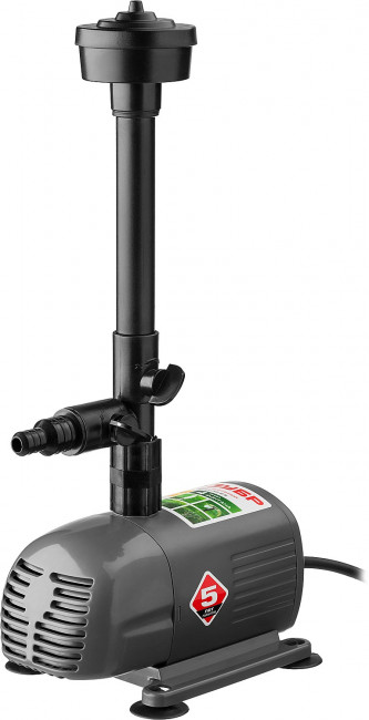 Насос фонтанный, ЗУБР ЗНФЧ-33-2.5, для чистой воды, напор 2,5 м, насадки: колокольчик, гейзер, каскад, 50 Вт, 33 л/мин,  ( ЗНФЧ-33-2.5 )