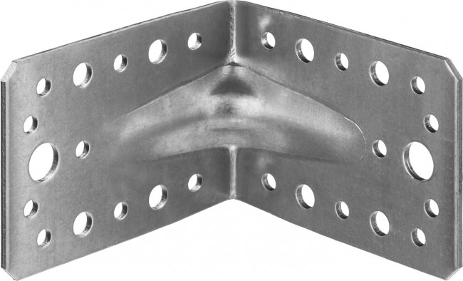 Уголок крепежный усиленный УКУ-2.5, 65х90х90 х 2.5мм, ЗУБР, ( 31011-90 )
