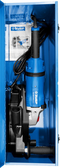 Штроборез (бороздодел), ЗУБР, макс. глуб. 45 мм, 180 мм, подключ. пылесоса, плавный пуск, защита от перегрузки, 2100 Вт,  ( ЗШ-П45-2100 ПВТК )