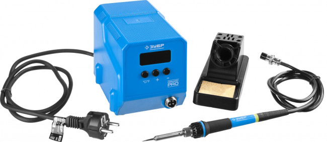 Паяльная станция ЗУБР "ПРОФЕССИОНАЛ" низкотемпературная цифровая с ЖК дисплеем, керамический нагреватель, диапазон 50-480°C, 60Вт, ( 55336 ) Паяльная станция ЗУБР "ПРОФЕССИОНАЛ" низкотемпературная цифровая с ЖК дисплеем, керамический нагреватель, диапазон 50-480°C, 60Вт, ( 55336 )