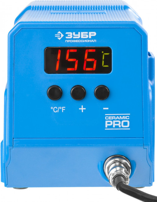 Паяльная станция ЗУБР "ПРОФЕССИОНАЛ" низкотемпературная цифровая с ЖК дисплеем, керамический нагреватель, диапазон 50-480°C, 60Вт, ( 55336 ) Паяльная станция ЗУБР "ПРОФЕССИОНАЛ" низкотемпературная цифровая с ЖК дисплеем, керамический нагреватель, диапазон 50-480°C, 60Вт, ( 55336 )