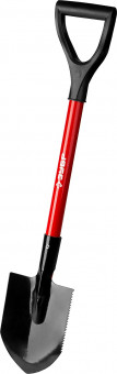 Лопата "МАСТЕР" автомобильная, стальной черенок, ЗУБР,  ( 39258 )