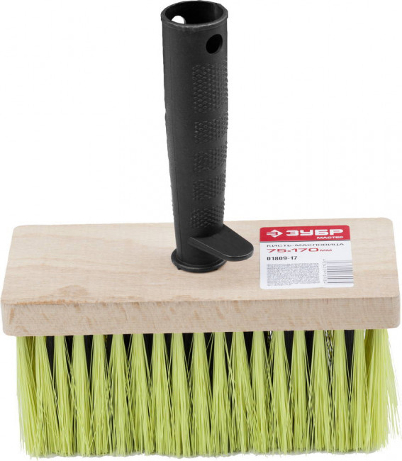 Макловица ЗУБР "МАСТЕР" МАКСИ, искусственная щетина, деревянный корпус, 75x170мм,  ( 01809-17 )