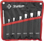 Набор ЗУБР "МАСТЕР": Ключи торцовые, трубчатые двухсторонние, 6-17мм, с воротком, 7шт,  ( 27162-H7 ) Набор ЗУБР "МАСТЕР": Ключи торцовые, трубчатые двухсторонние, 6-17мм, с воротком, 7шт,  ( 27162-H7 )