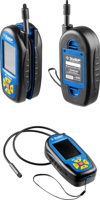 Видеоскоп ВC-100, ЗУБР Профессионал, 2,7", 9 мм, 0,6 м, ( 45355 ) Видеоскоп ВC-100, ЗУБР Профессионал, 2,7", 9 мм, 0,6 м, ( 45355 )