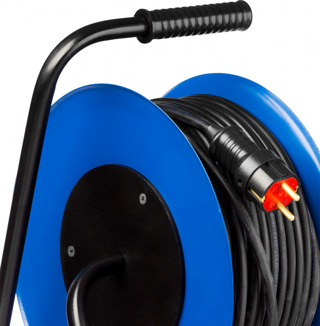 Удлинитель на катушке КГ 315, 20 м, 3700 Вт, 4 гнезда, IP44, КГ 3х1,5 кв мм, ЗУБР Профессионал,  ( 55080-20 )