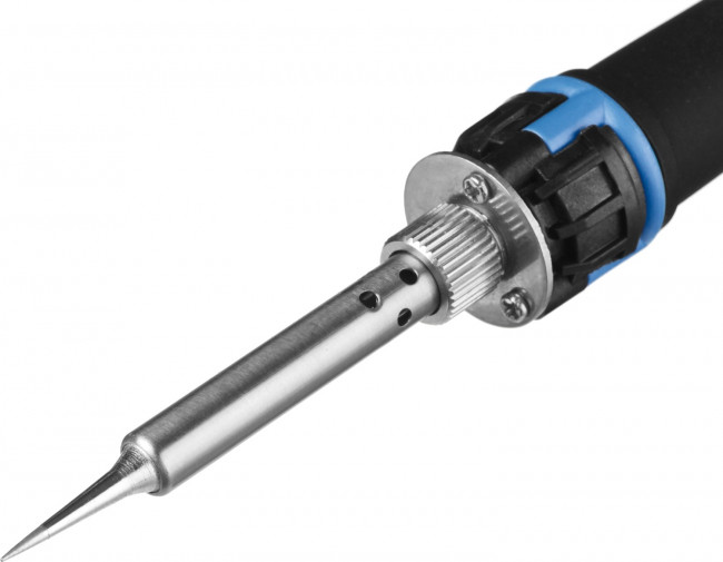 Паяльная станция цифровая с ЖК дисплеем ЗУБР "ПРОФЕССИОНАЛ", 55334, диапазон 160-550°C, 48Вт,  ( 55334 )