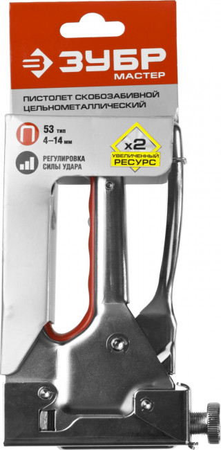 Степлер для скоб "M-53" тип 53 (4-14 мм), ЗУБР Мастер,  ( 31563_z01 )