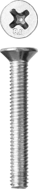 Винт DIN 965, M6 x 50 мм, 5 шт, кл. пр. 4.8, оцинкованный, ЗУБР ( 303116-06-050 ) Винт DIN 965, M6 x 50 мм, 5 шт, кл. пр. 4.8, оцинкованный, ЗУБР ( 303116-06-050 )