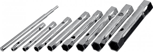 Набор ЗУБР "МАСТЕР": Ключи торцовые, трубчатые двухсторонние, 6-22мм, с воротком, 9шт,  ( 27162-H9 ) Набор ЗУБР "МАСТЕР": Ключи торцовые, трубчатые двухсторонние, 6-22мм, с воротком, 9шт,  ( 27162-H9 )