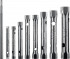 Набор ЗУБР "МАСТЕР": Ключи торцовые, трубчатые двухсторонние, 6-22мм, с воротком, 9шт,  ( 27162-H9 )