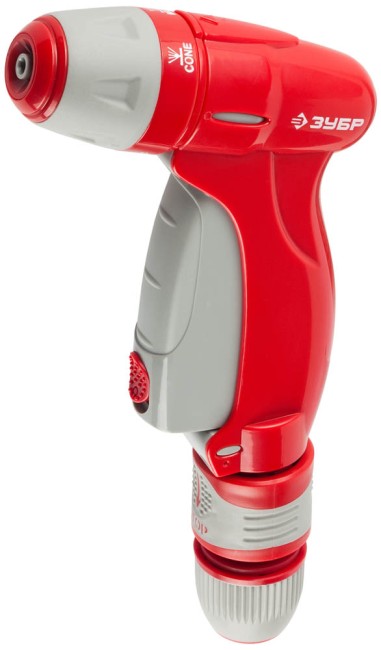 Пистолет-распылитель ЗУБР, регулируемый, в комплекте с соединителем 1/2" с автостопом и запирающим механизмом, ( 40411 ) Пистолет-распылитель ЗУБР, регулируемый, в комплекте с соединителем 1/2" с автостопом и запирающим механизмом, ( 40411 )