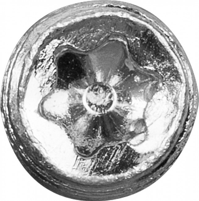 Шпилька сантехническая, шестигранник, Torx 25, М8x80мм, 1200шт, оцинкованная, ЗУБР,  ( 37870-08-080-1200 )