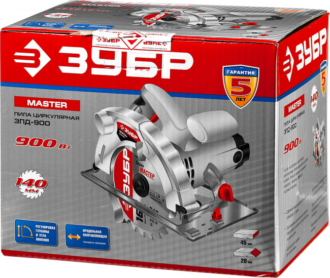 Пила дисковая, 90°-45 мм, диск 140 мм, 900 Вт, ЗУБР,  ( ЗПД-900 ) Пила дисковая, 90°-45 мм, диск 140 мм, 900 Вт, ЗУБР,  ( ЗПД-900 )