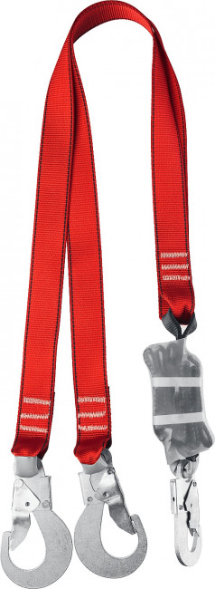 СЛА-2 строп двухплечный, капроновая лента, с амортизатором, ЗУБР ( 11587 )