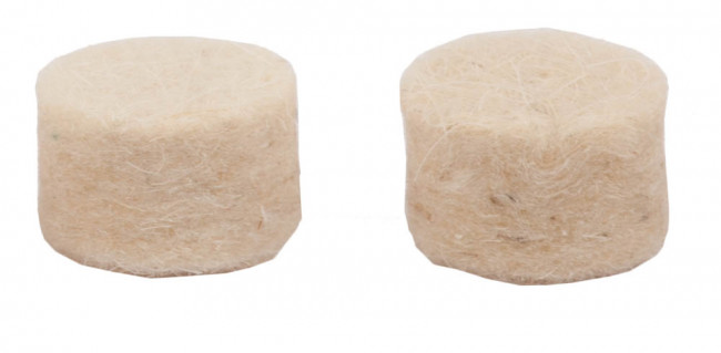 Круг ЗУБР фетровый, d 12x8мм, 2шт,  ( 35935 )