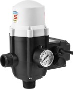 Блок автоматики, ЗУБР ЗБА, 1", давление срабатывания 1.5 Атм,макс мощность подключаемых насосов 1.1 кВт,  ( ЗБА )