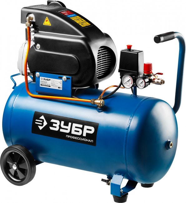 Компрессор воздушный, 240 л/мин, 50 л, 1500 Вт, ЗУБР,  ( ЗКПМ-240-50-1.5 )